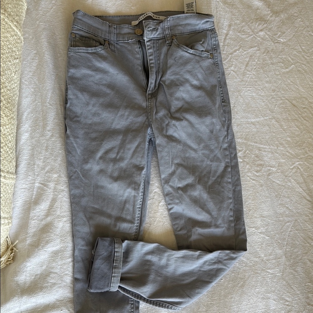 Celebrity Pink Gray Skinny Jeans